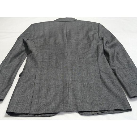 John Varvatos Blazer Mens 42L Gray Bedford Wool Suit Jacket - Picture 5 of 14